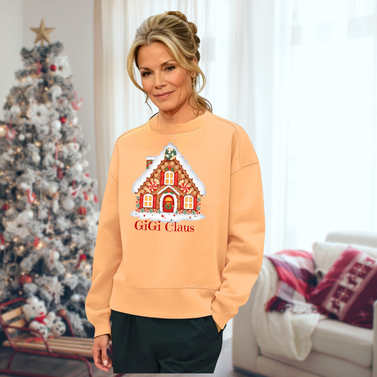Embrace the cozy holiday season with our made in USA Holiday Graphic Tops Collection. Graphic Sweatshirts, T-Shirts and Tank Tops with lasting USA quality. 