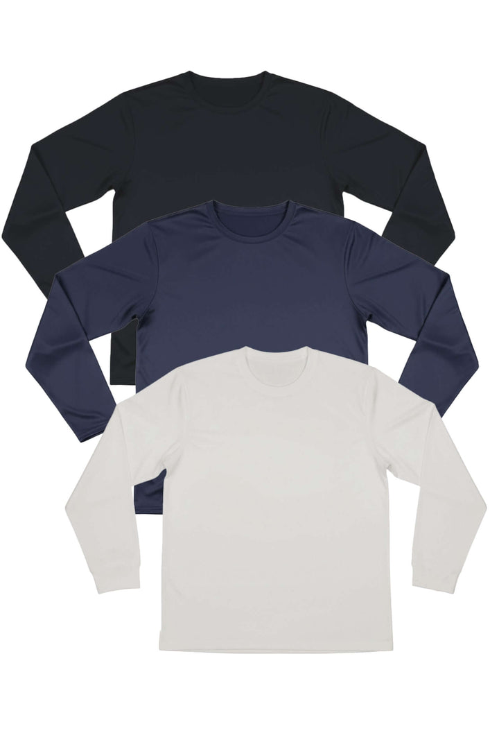 3-Pack Microtech Loose Fit Shirts, men&
