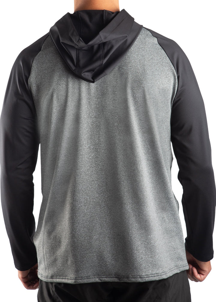 ProWikMax 2-Tone Long Sleeve Hoodie, styled view, men&