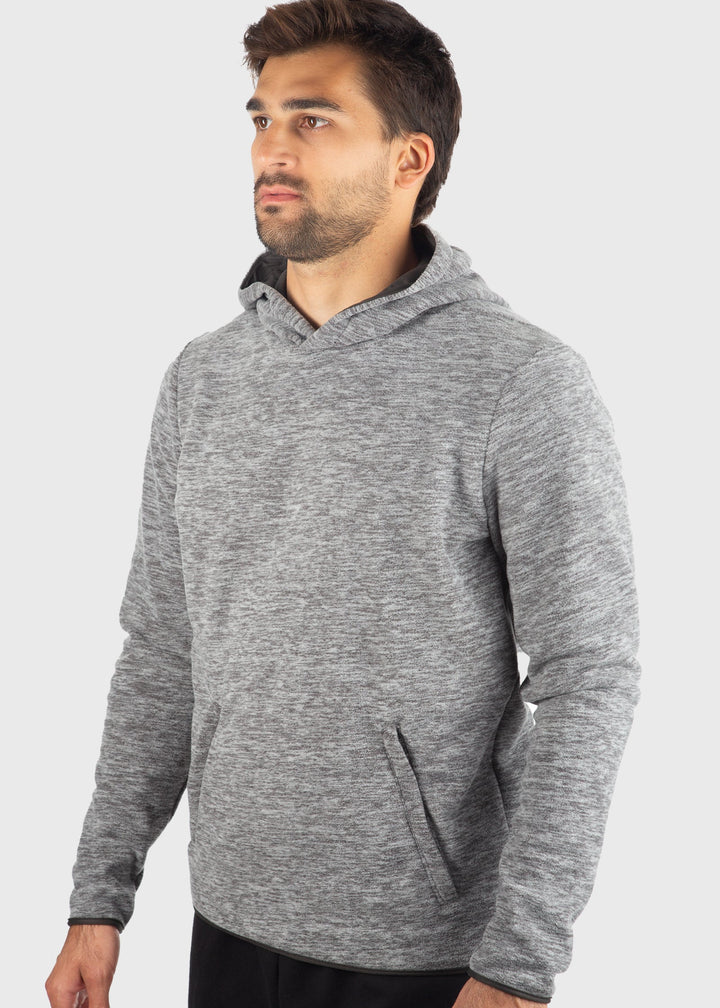 Polar Fleece Pocketed Hoodie, men&