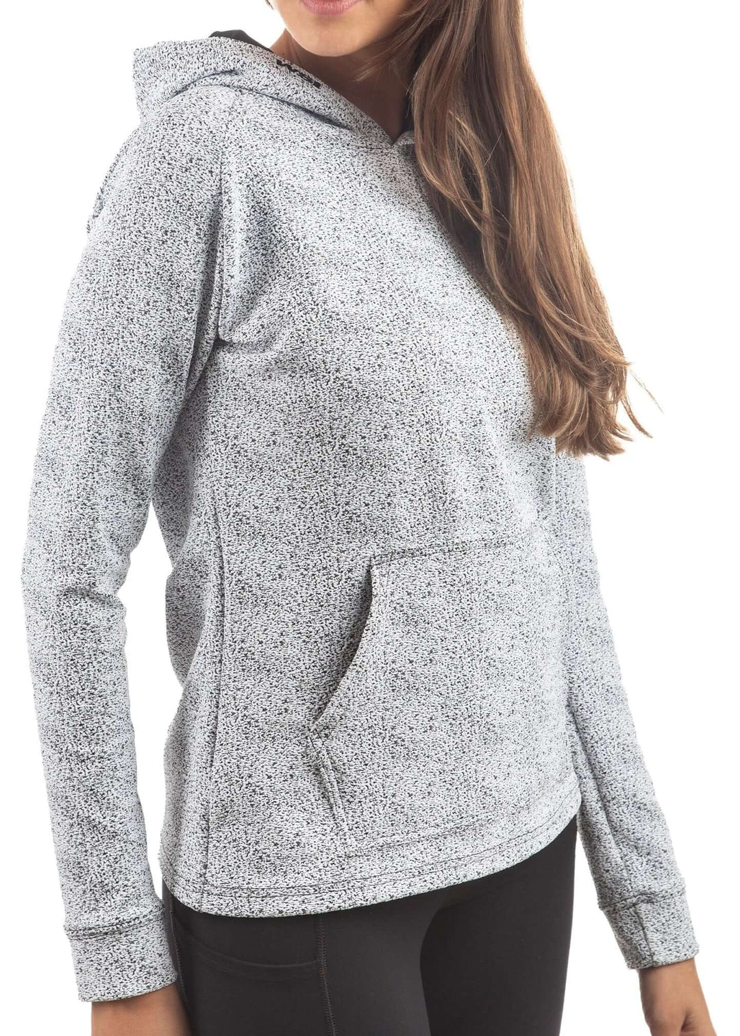 Made in USA WSI Sportswear Women's Moisture Wicking Frost Long Sleeve Hoodie, Machine wash, Advanced wicking properties, anti-microbial properties