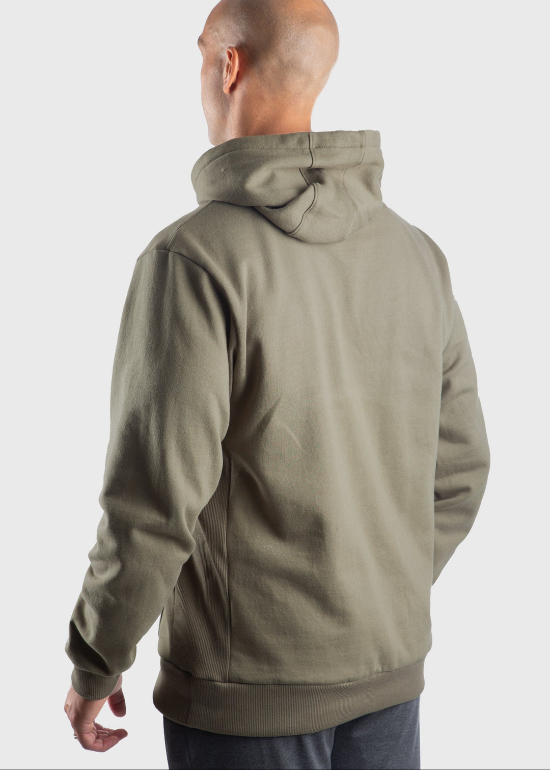 Mid-Weight Fleece Hoodie, styled view, men&