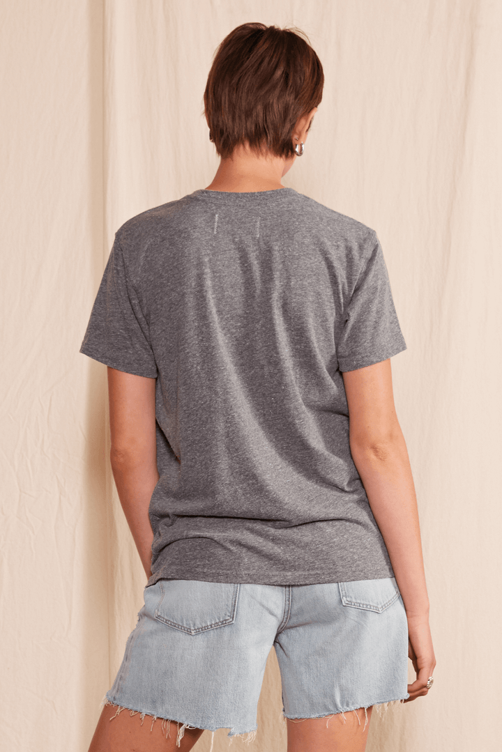 The Lexington Tee is what soft feel dreams are made of. With a heather grey color, this tee will quickly become your go-to for a comfortable yet stylish look. Say goodbye to stiff and scratchy tees and welcome the ultimate in comfort with the Lexington Tee. 