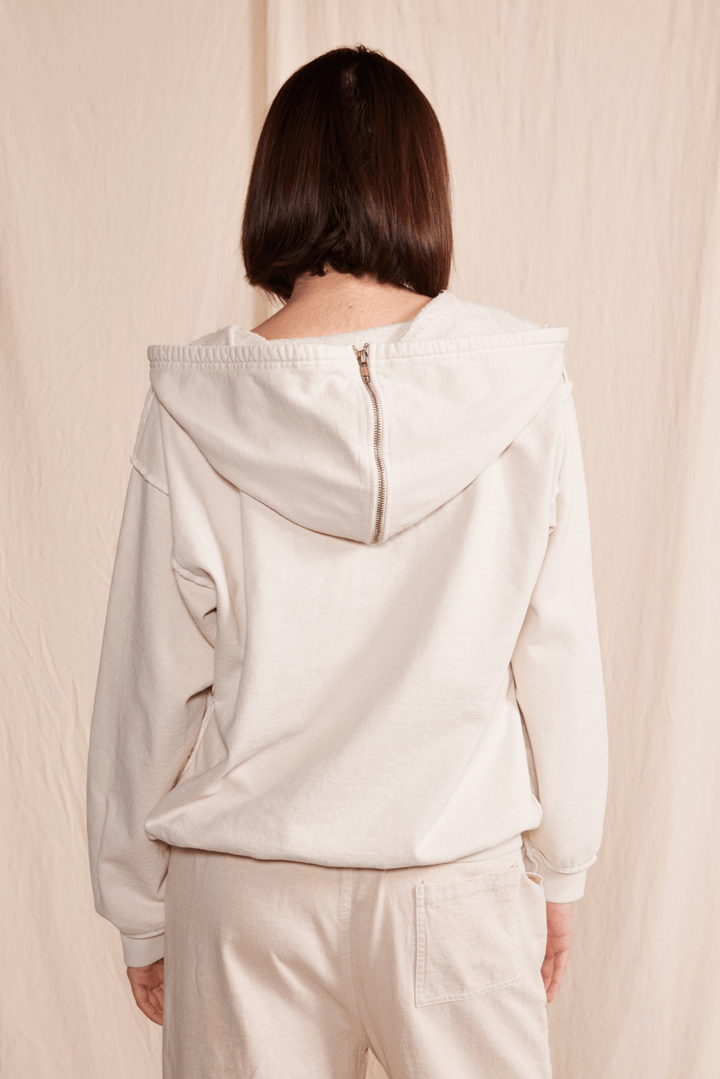 Stay cozy in our Midnight Hoodie, made with 100% heavy cotton for ultimate comfort. With a zip-up design and ribbed cuffs and waist, this relaxed fit hoodie is perfect for any adventure. 