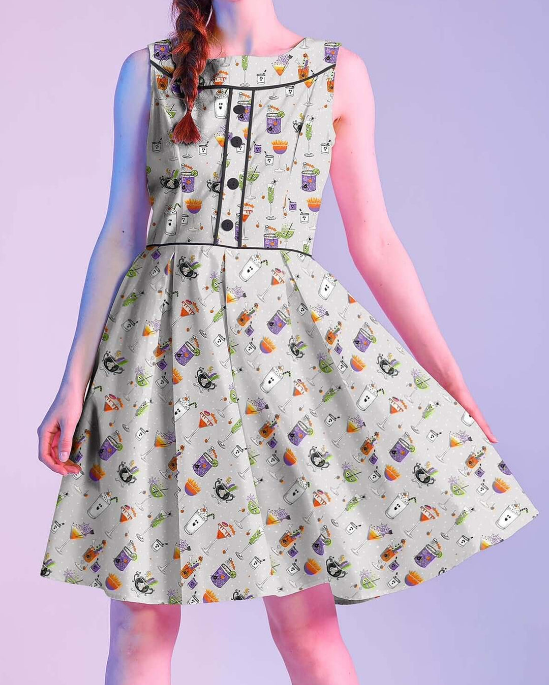 Elizabeth Dress in Witches Brew