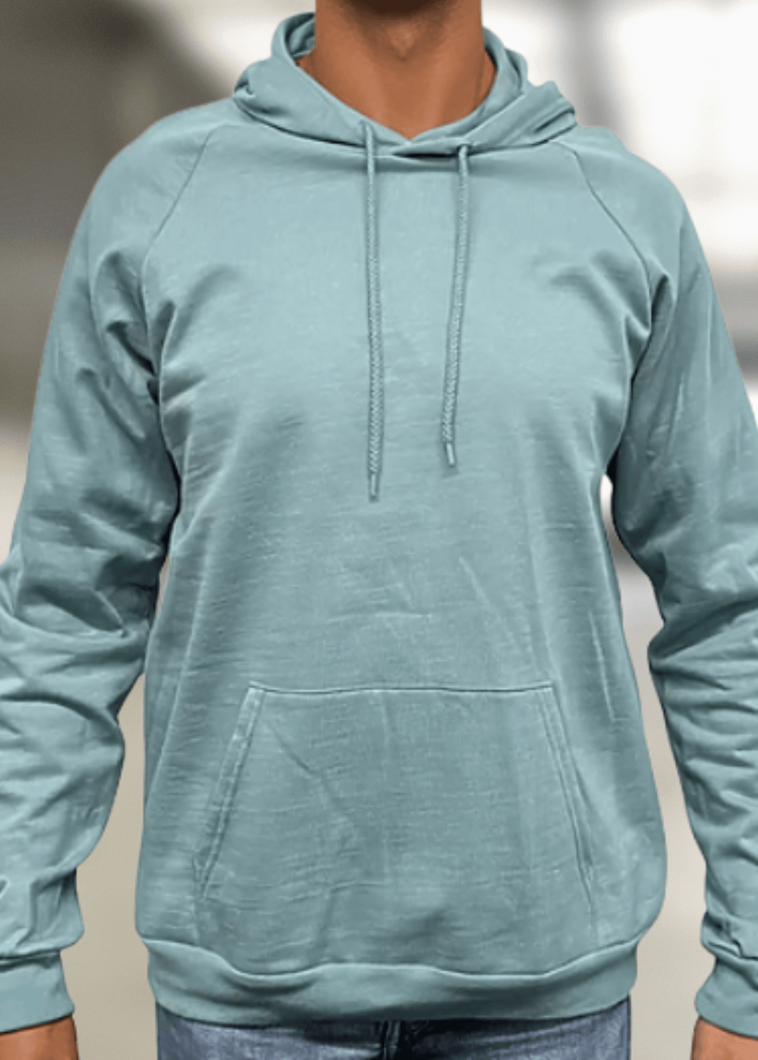 Experience unmatched comfort with this Organic Cotton Pullover Hoodie in Arctic Blue. Crafted from 100% combed ring-spun organic cotton fleece, it feels incredibly soft and cozy against the skin. made entirely in the USA, this hoodie combines ethical production with lasting quality.