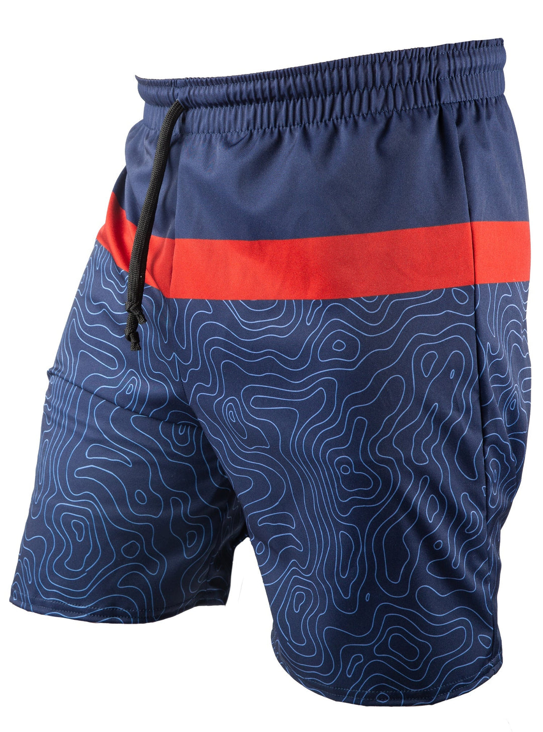 Made in USA WSI Sportswear Men's Water Depth Swim Trunk, performance mesh liner Adjustable drawcord waistband Quick drying & durable 7.5" Inseam 