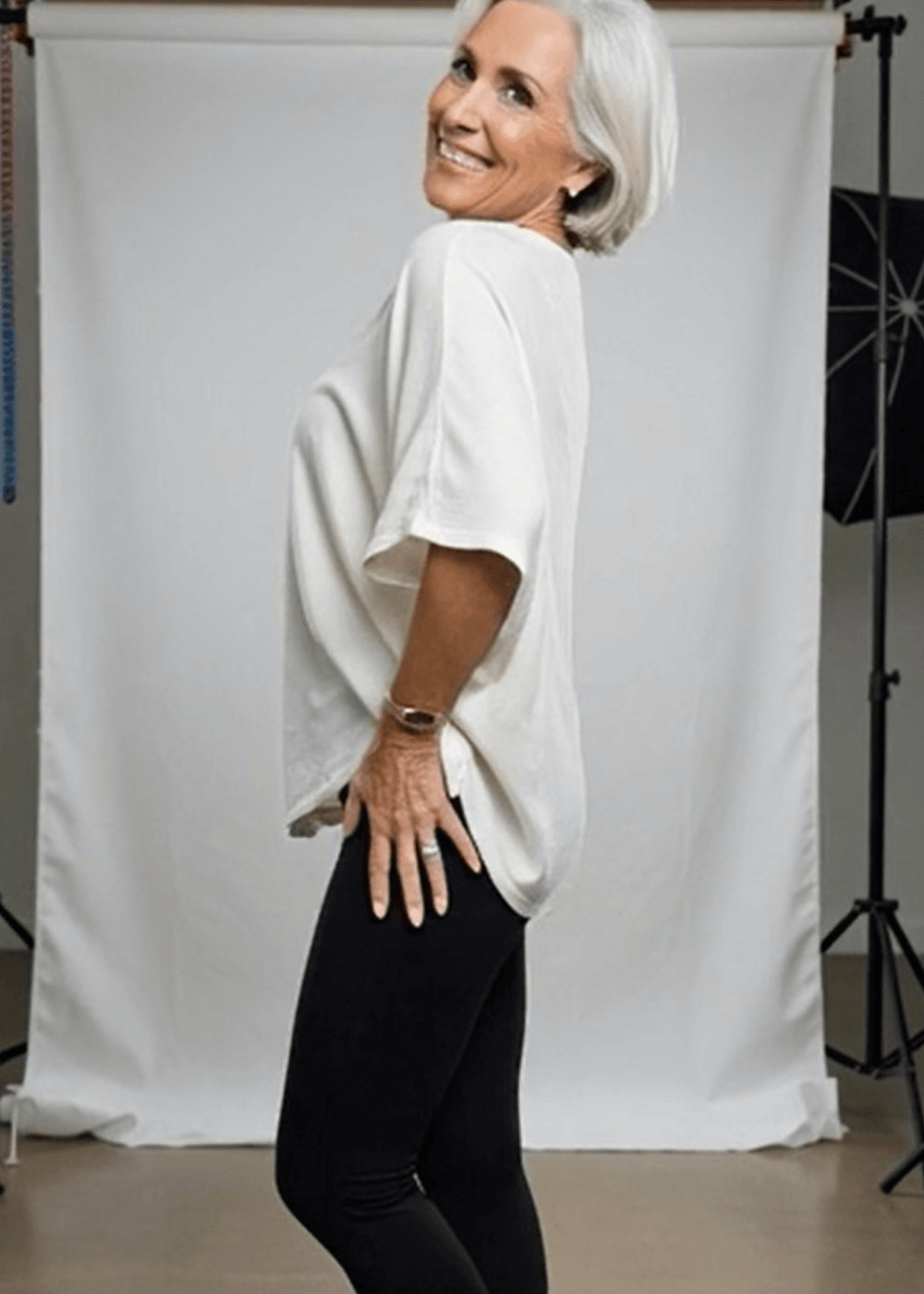 Slip into effortless style with this made in USA oversized dolman sleeve cotton top, designed for maximum comfort without compromise. The soft, lightweight 95% cotton blend with 5% spandex drapes beautifully while moving with you