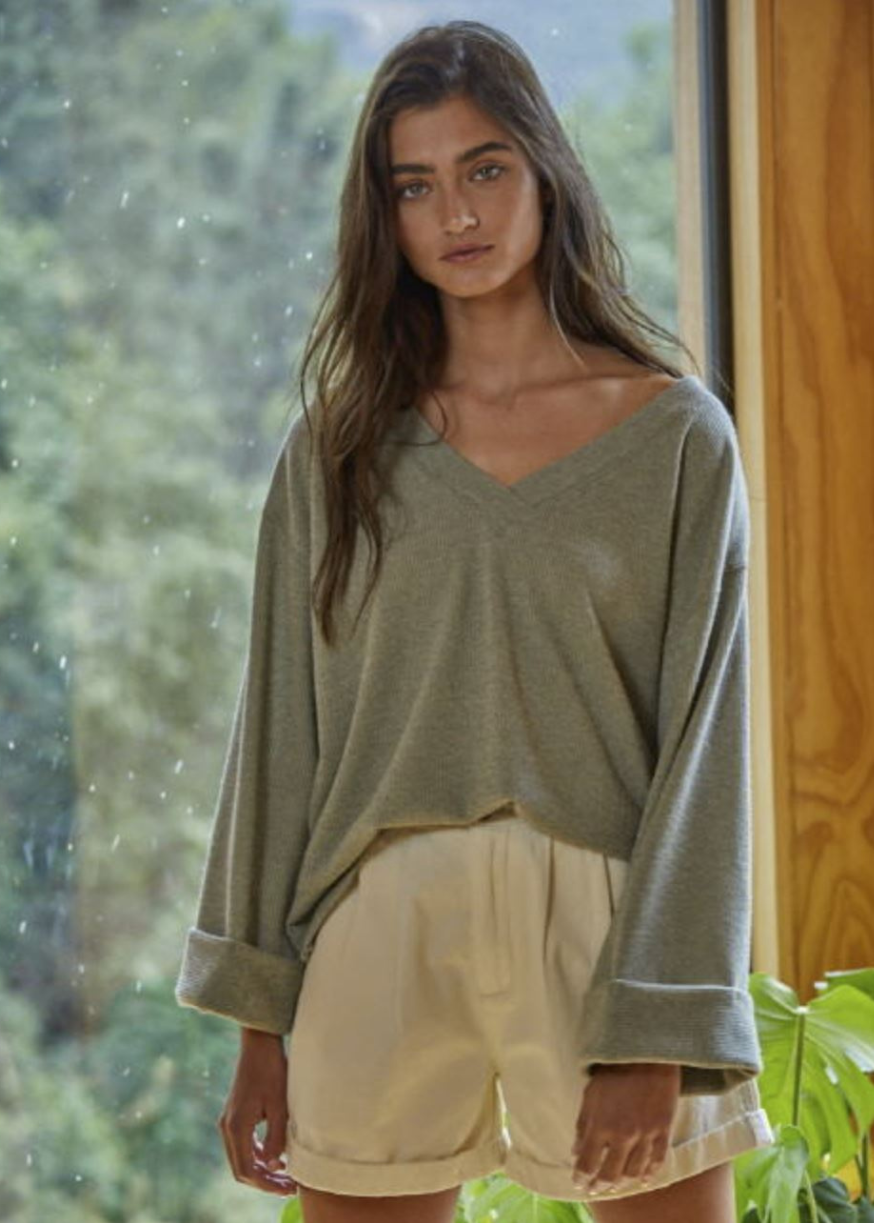 The Blakely Sweater, detail view, women&