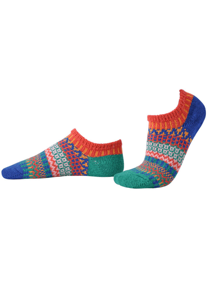 Solmate CAYANNE Knitted Ankle Socks Proudly Made USA | These socks are delightfully mismatched &amp; so very comfortable. Classy Cozy Cool Women&