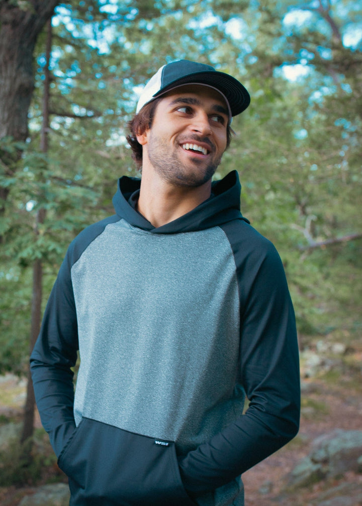 ProWikMax 2-Tone Long Sleeve Hoodie, detail view, men&