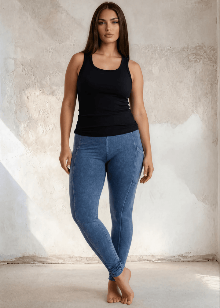 The Tummy Tucker by Bra30 is an extra-long extra supportive racerback tank top that comfortably helps smooth out those unwanted lumps and bumps. Made with 90% Cotton and 10% Spandex this ribbed fabric was 100% made with your comfort in mind. Proudly made for women by a woman, here in the USA A bra 30 tank designed with soft compression to smooth and support without squeezing. The Tummy Tucker is flattering, breathable, and fits like a dream.