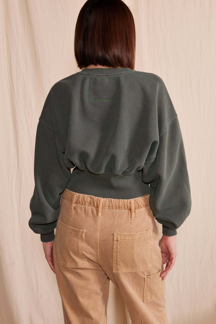 Sonoma Sweatshirt by People of Leisure — 100% organic cotton, relaxed fit in 6 colors. Ethically made in LA. Sizes XS–XL