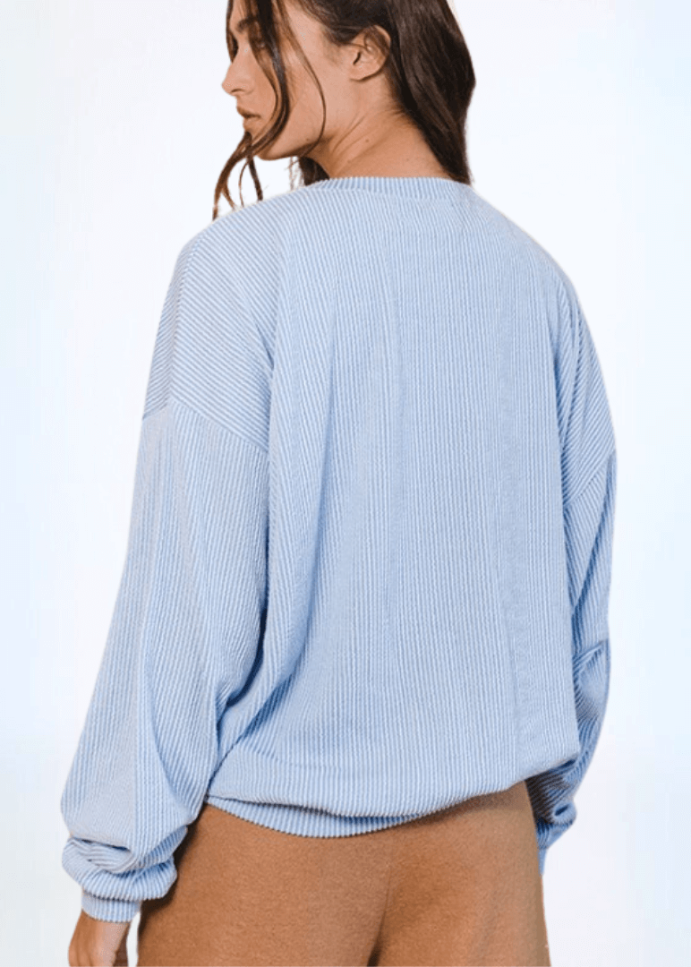 Made in USA Ribbed Textured Women&