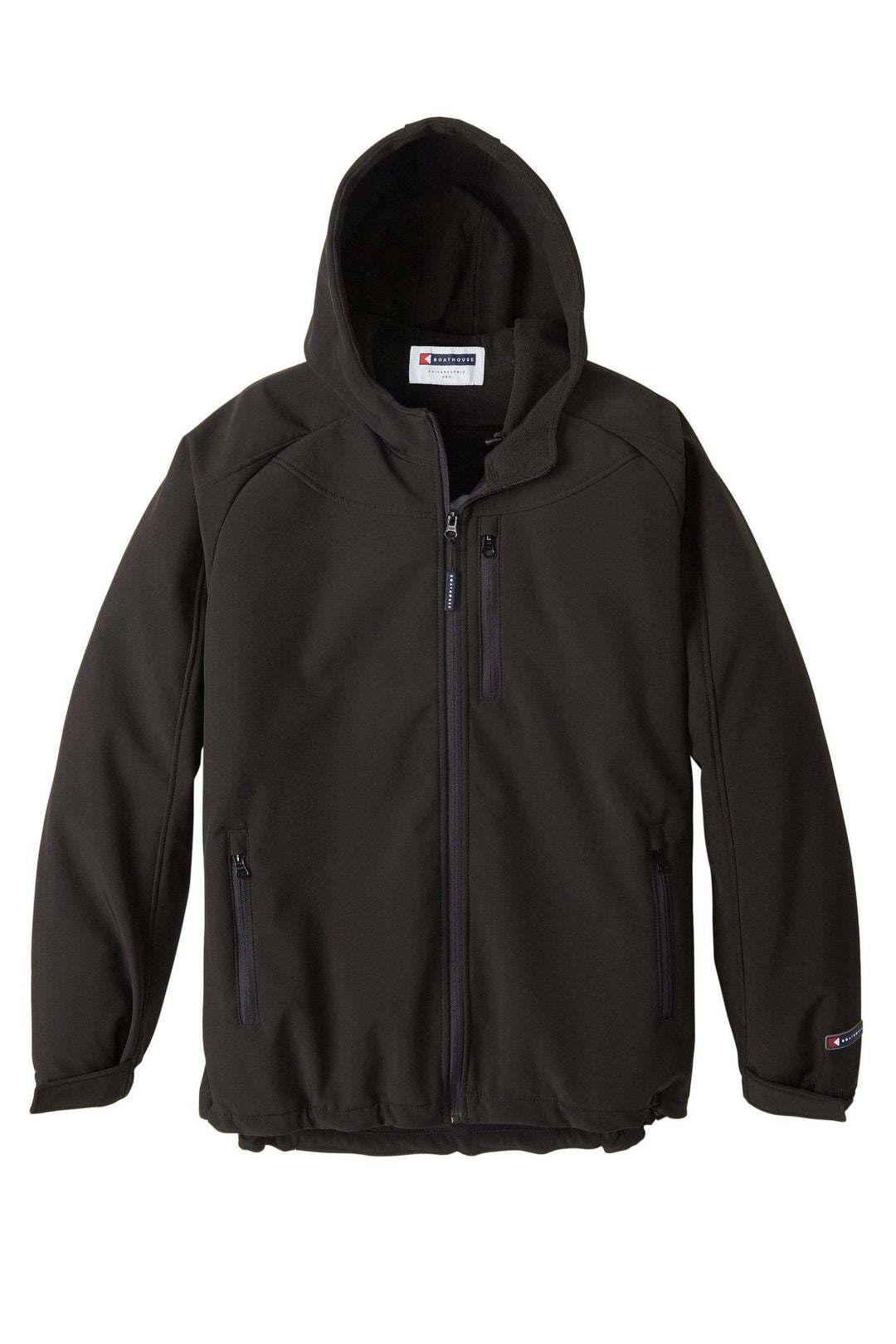 Made in USA BOATHOUSE Men's Elevate Soft Shell Jacket, The perfect all-weather jacket. Water-resistant, breathable, and lightweight, available in Graphite, Navy and Black
