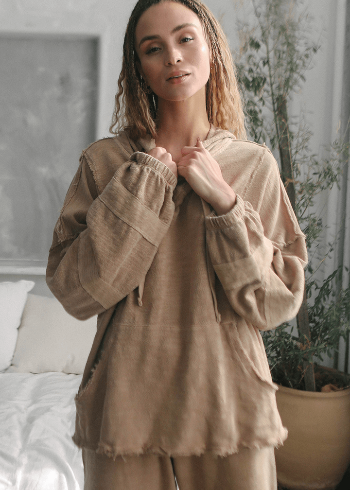 The hoodie you have been dreaming about. The New Baja Hoodie is an update on our best seller. Featuring cool seam detailing and a slouchy fit, this hoodie is ultra cozy and flattering on all body types. + Navy / Sand+ Available in S-XL+ Machine wash cold
